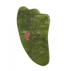 Piatra de jad natural pentru masaj facial sau corporal Gua Sha Cod JD015